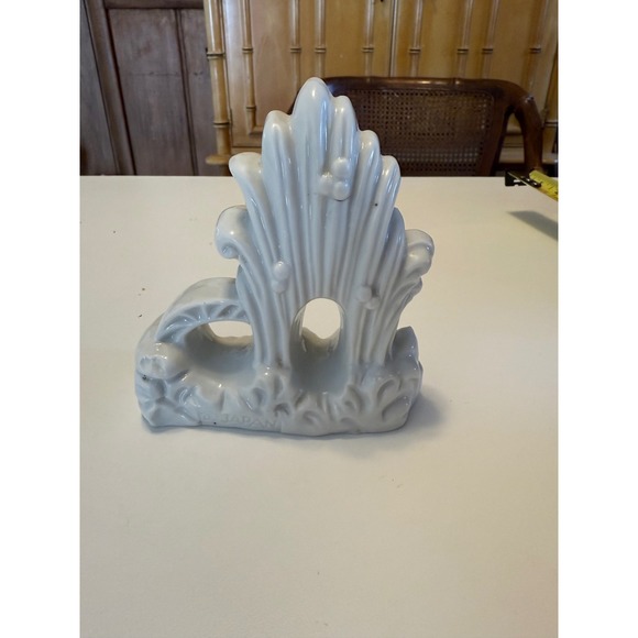 Unbranded Other - Vintage White Porcelain Aquarium Ornament Shell Coral Fish Tank Decor Japan